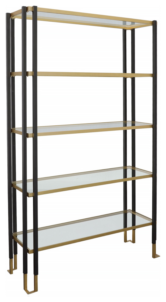 Uttermost Kentmore Modern Etagere   Modern   Bookcases   by Zin Home  Houzz