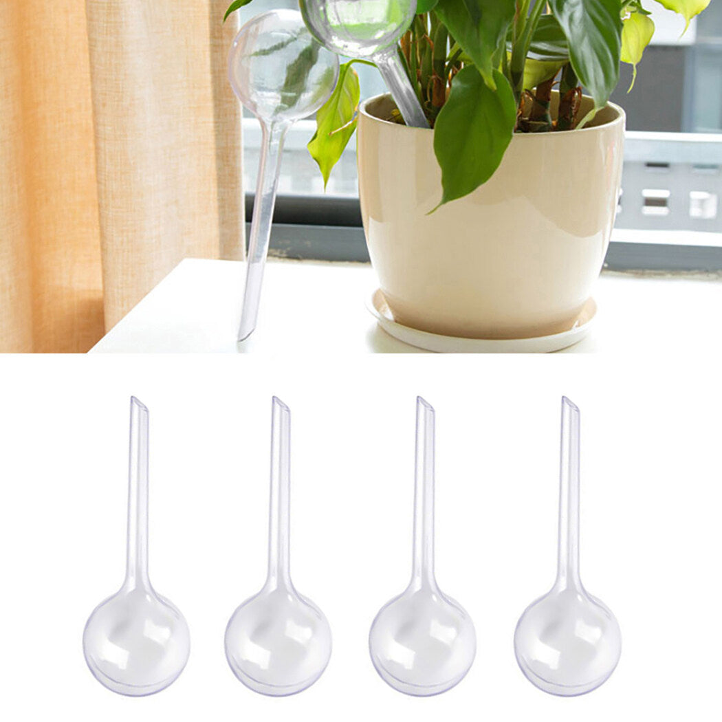 Coofit 4PCS Plant Globes Simulated Glass Ball Automatic Outdoor Water Globes Garden Glass drip Ball Plant Watering Supplies for House