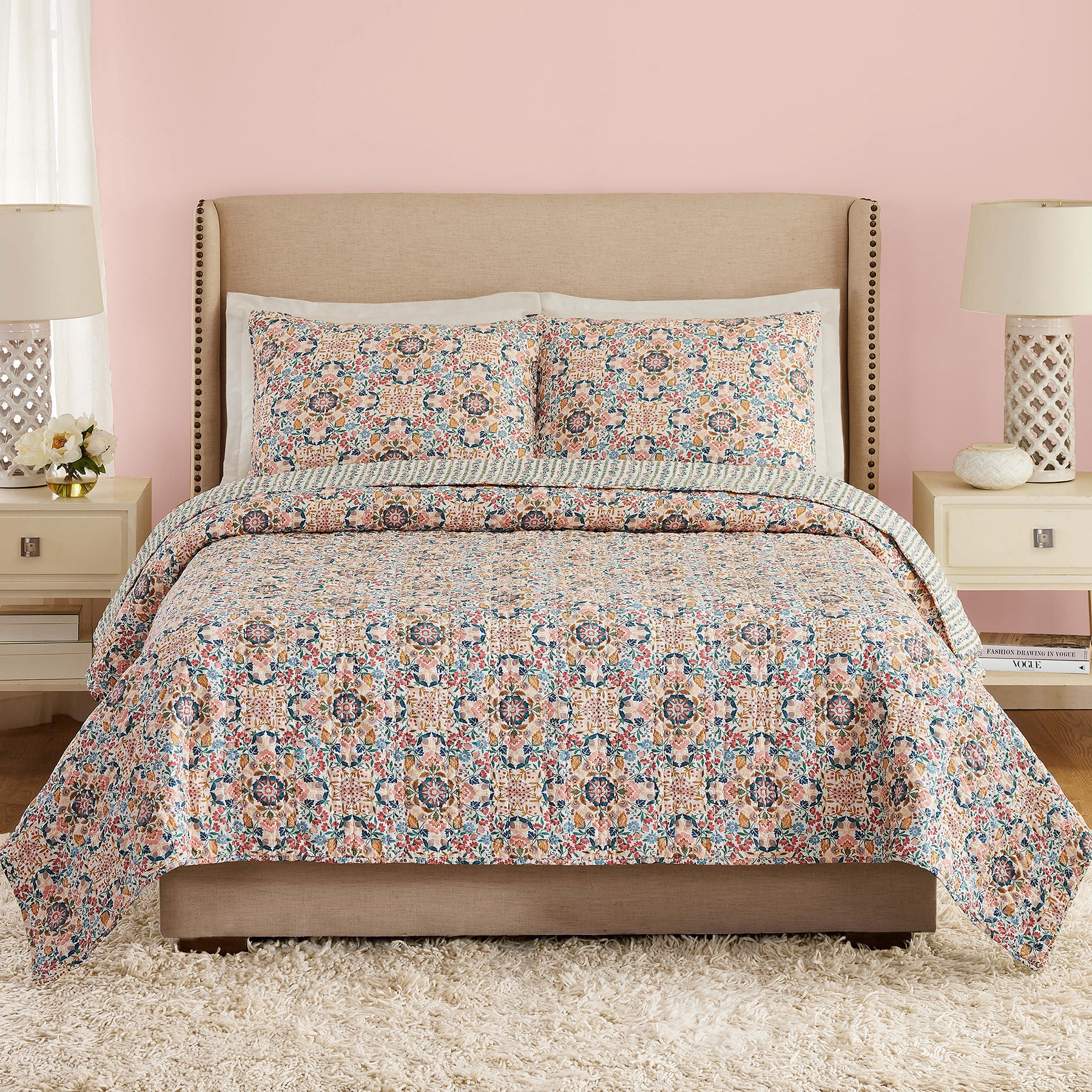 Enchanted Mandala Quilt Set, King