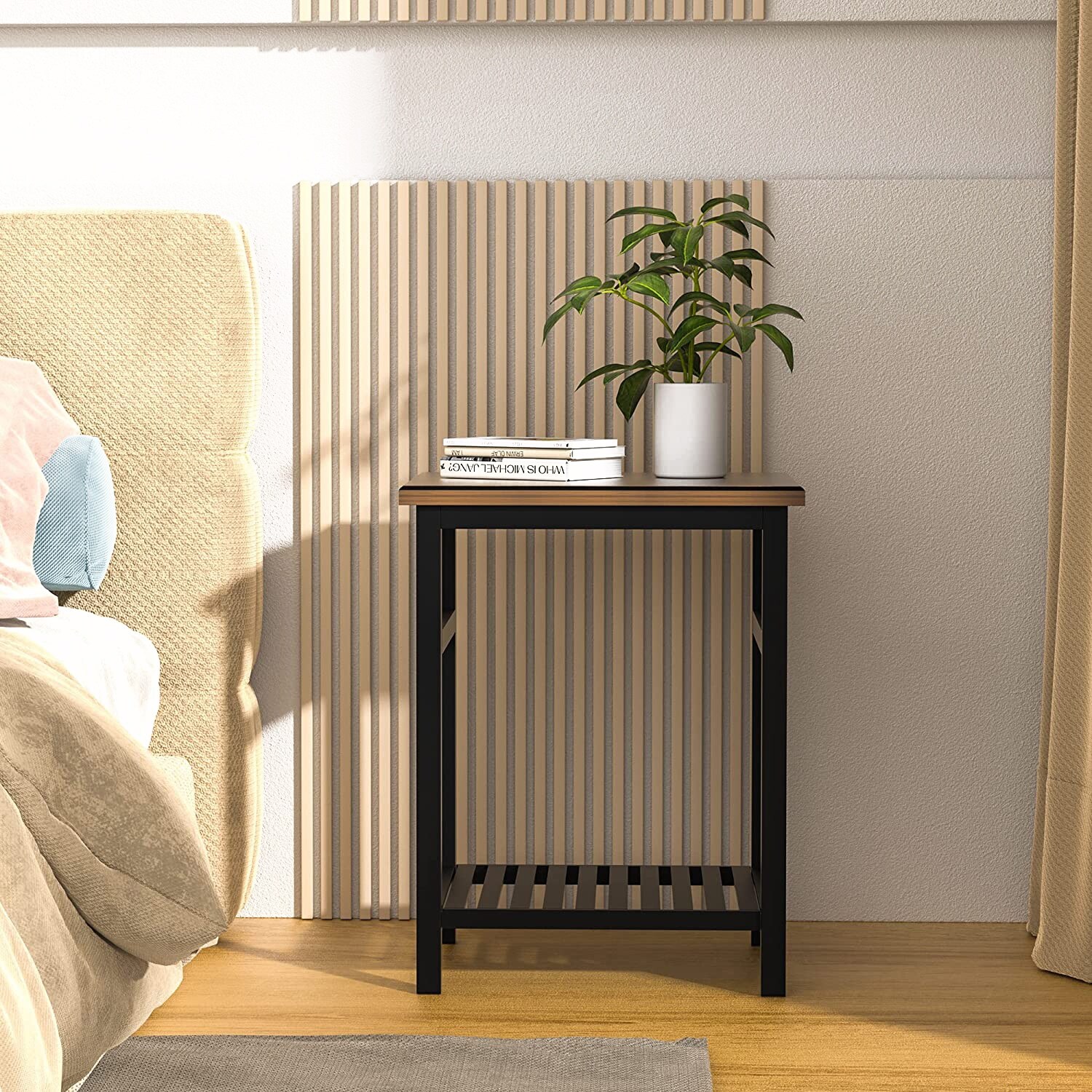 Bamboo End Table