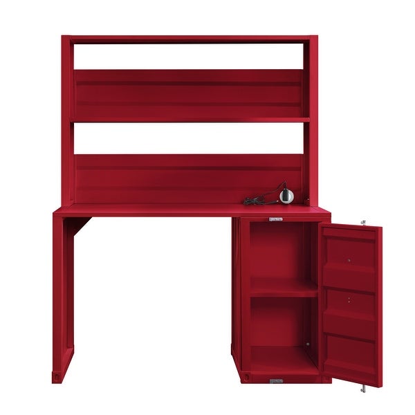 Global Pronex Cargo Wardrobe (Double Door)， Red - - 35665009