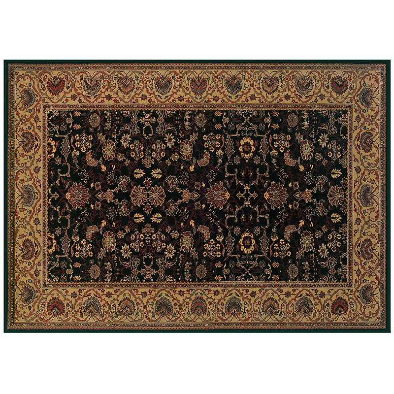 Couristan Everest Tabriz Framed Floral Rug