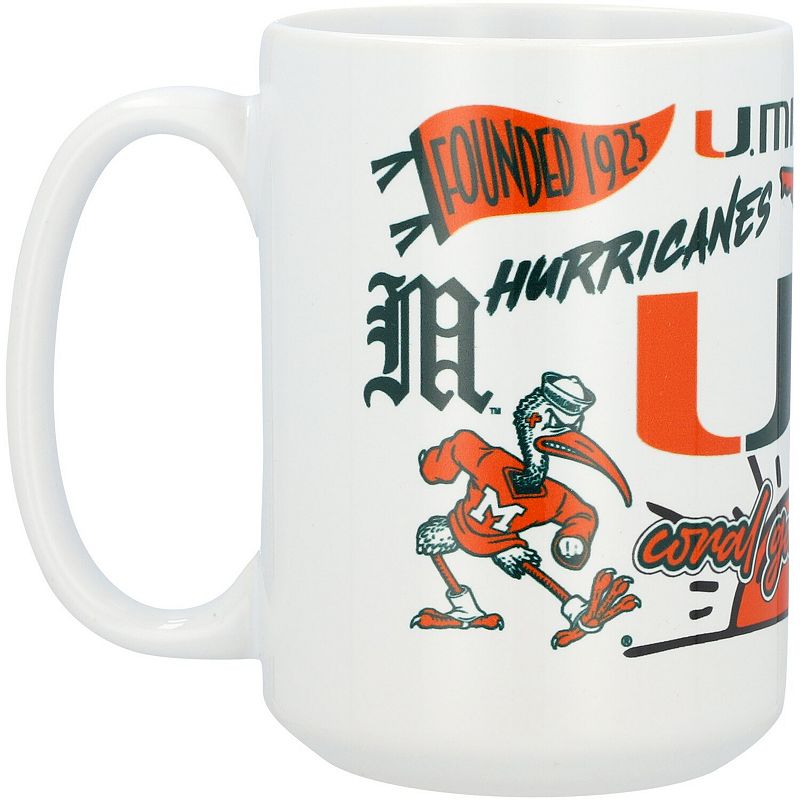 Miami Hurricanes 15oz. Native Ceramic Mug