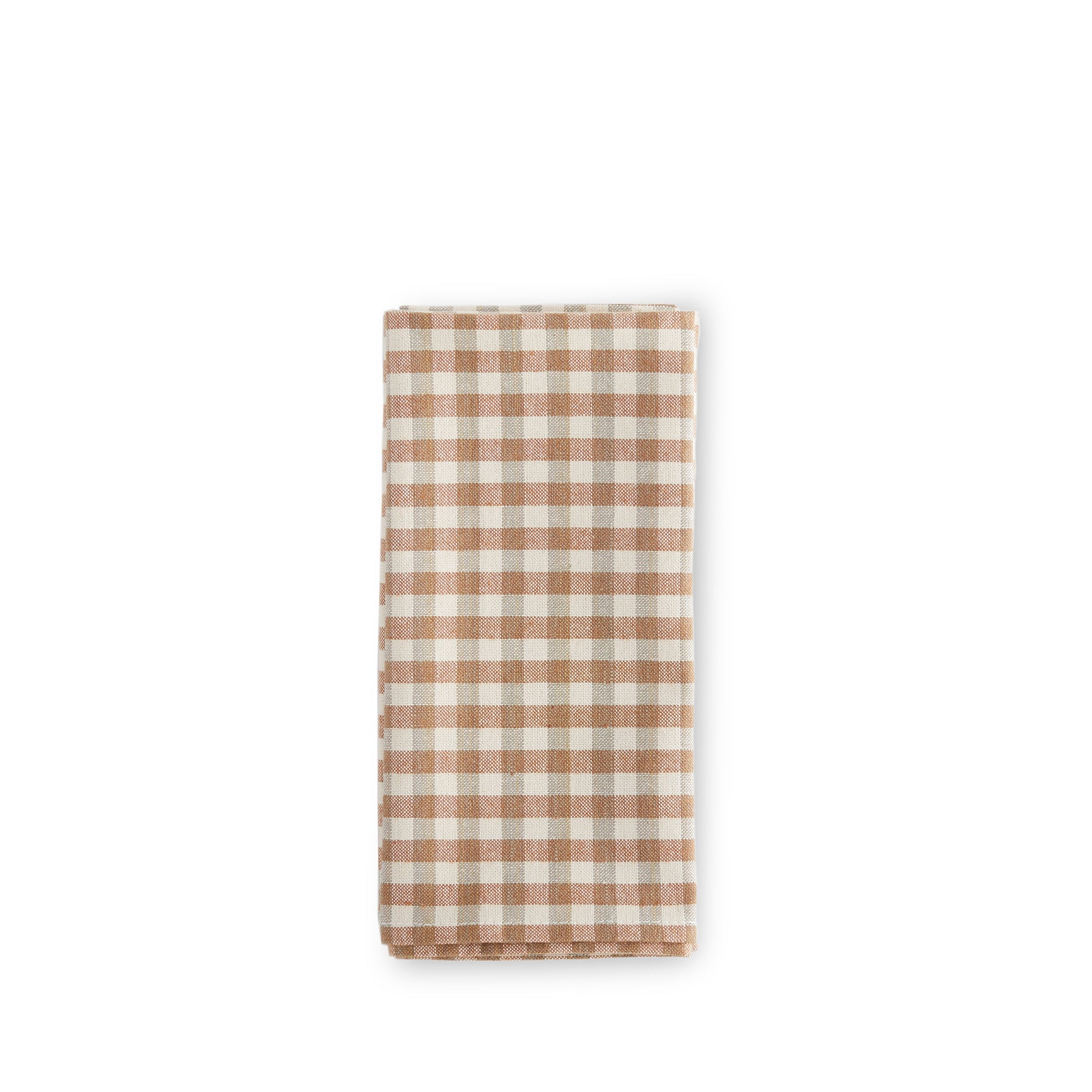 Gingham Napkins in Cafe/Sage (Set of 4)