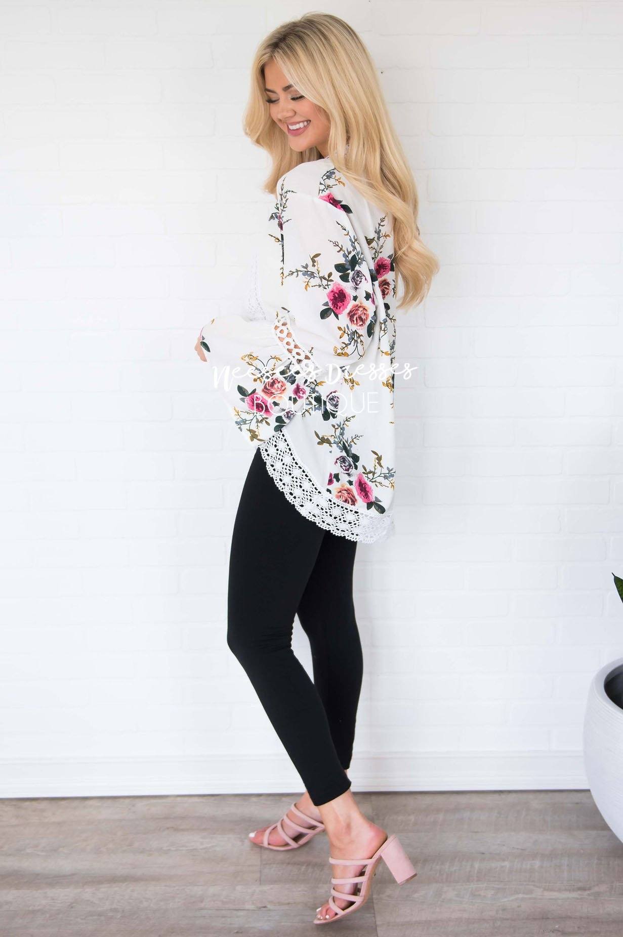 Just Bloom Floral Cardigan