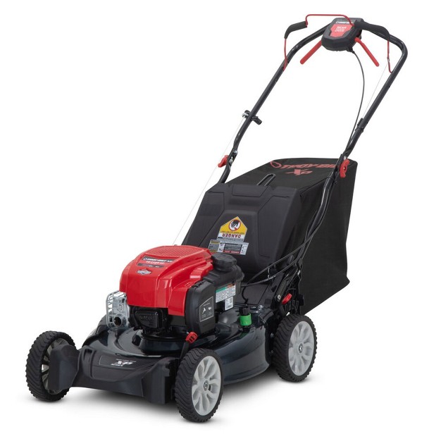 Troy bilt Xp 3 in 1 Self propelled Rwd Walk behind Push Mower Gas Lawn Mower With Adjustable Handle 163cc Engine And 21 Inch Deck 12avo2r3766