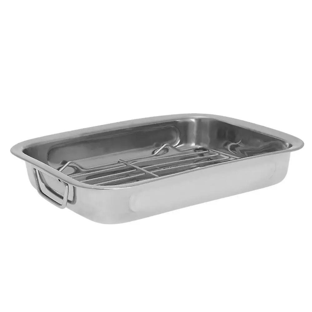 Kinghoff steel roasting pan with grate 30cm KH1376