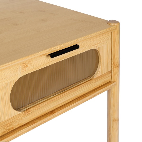 Modern 1 Drawer Side Table Nightstand