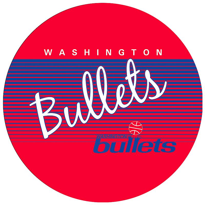 Washington Bullets Hardwood Classics Chrome Pub Table