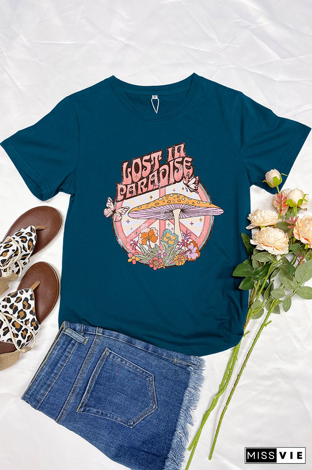 Lost In Paradise,Boho sublimation Graphic T-SHIRT Wholesale