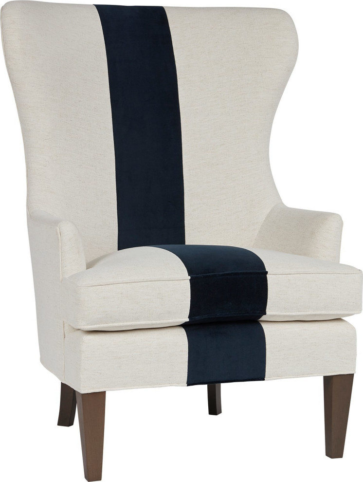 Surfside Wing Chair   Transitional   Armchairs And Accent Chairs   by HedgeApple  Houzz