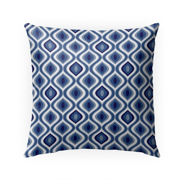 YE DARK BLUE Indoor|Outdoor Pillow By Kavka Designs - 18X18