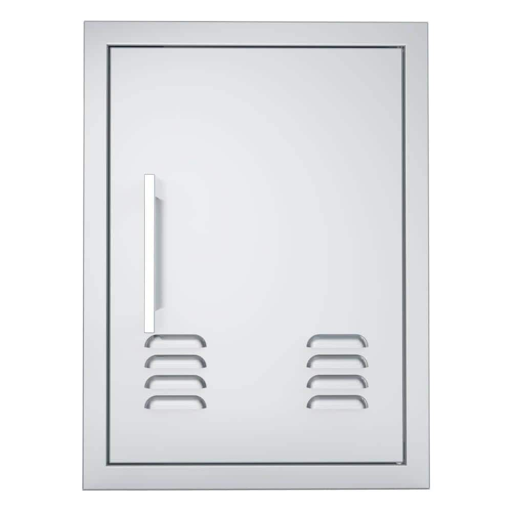 Sunstone Signature Series 17 in. x 23 in. 304 Stainless Steel Right Swing Vertical Vented Door BA-VDVR1420