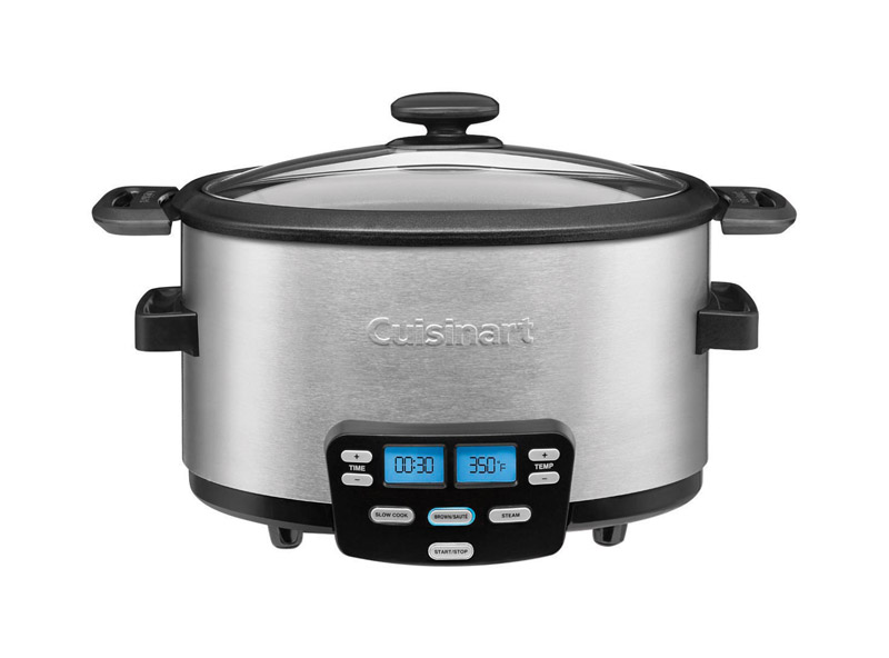 Cuisinart 4 qt Silver Stainless Steel Programmable Slow Cooker