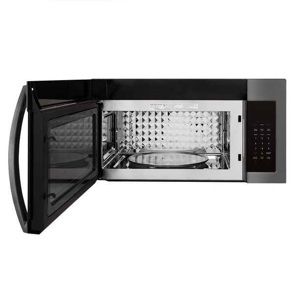 ZLINE Over the Range Convection Microwave Oven in Black Stainless Shopping - The Best Deals on Over-the-Range Microwaves | 36699499