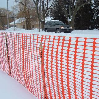 YARDGARD 4 ft. x 50 ft. Orange Plastic Snow Fence 889220A