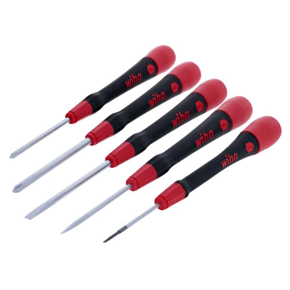 Wiha 5-Piece Picofinish Mini Precision Screwdriver Set 26195