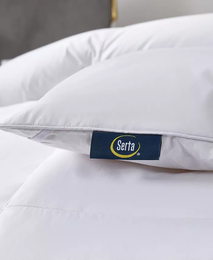 Serta European Down All Season Comforter， Twin