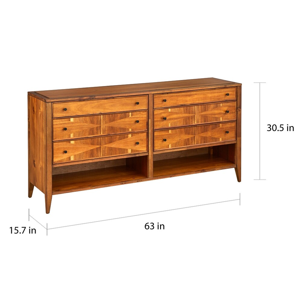 Lifestorey Monty 6 Drawer Dresser