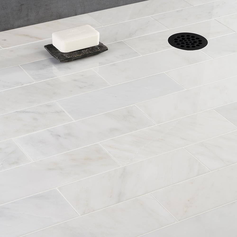 Ivy Hill Tile Oriental 4 in. x 12 in. x 8 mm Marble Floor and Wall Subway Tile (15 pieces 5 sq.ft.Box) EXT3RD100235