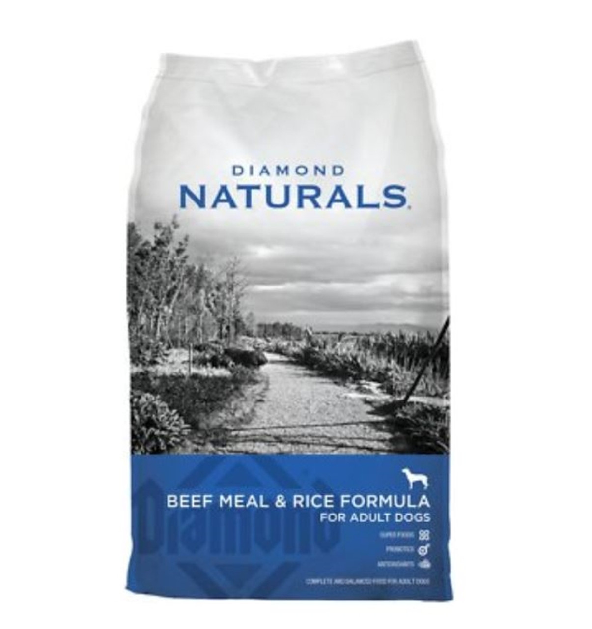 Diamond Naturals Beef Meal and Rice Formula Adult Dry Dog Food - 4