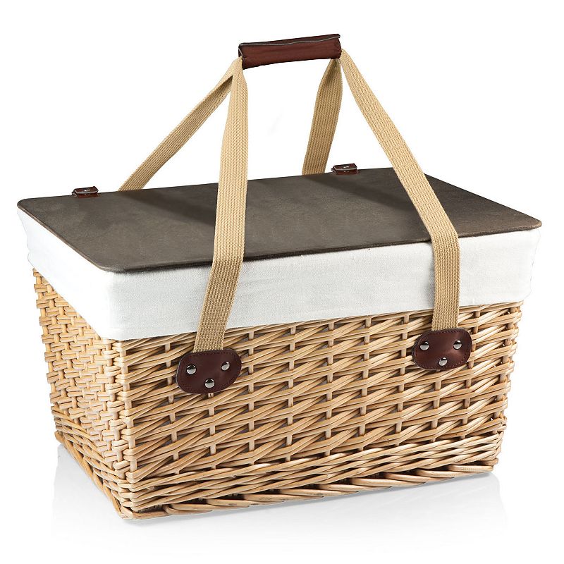 Picnic Time Canasta Grande Willow Picnic Basket