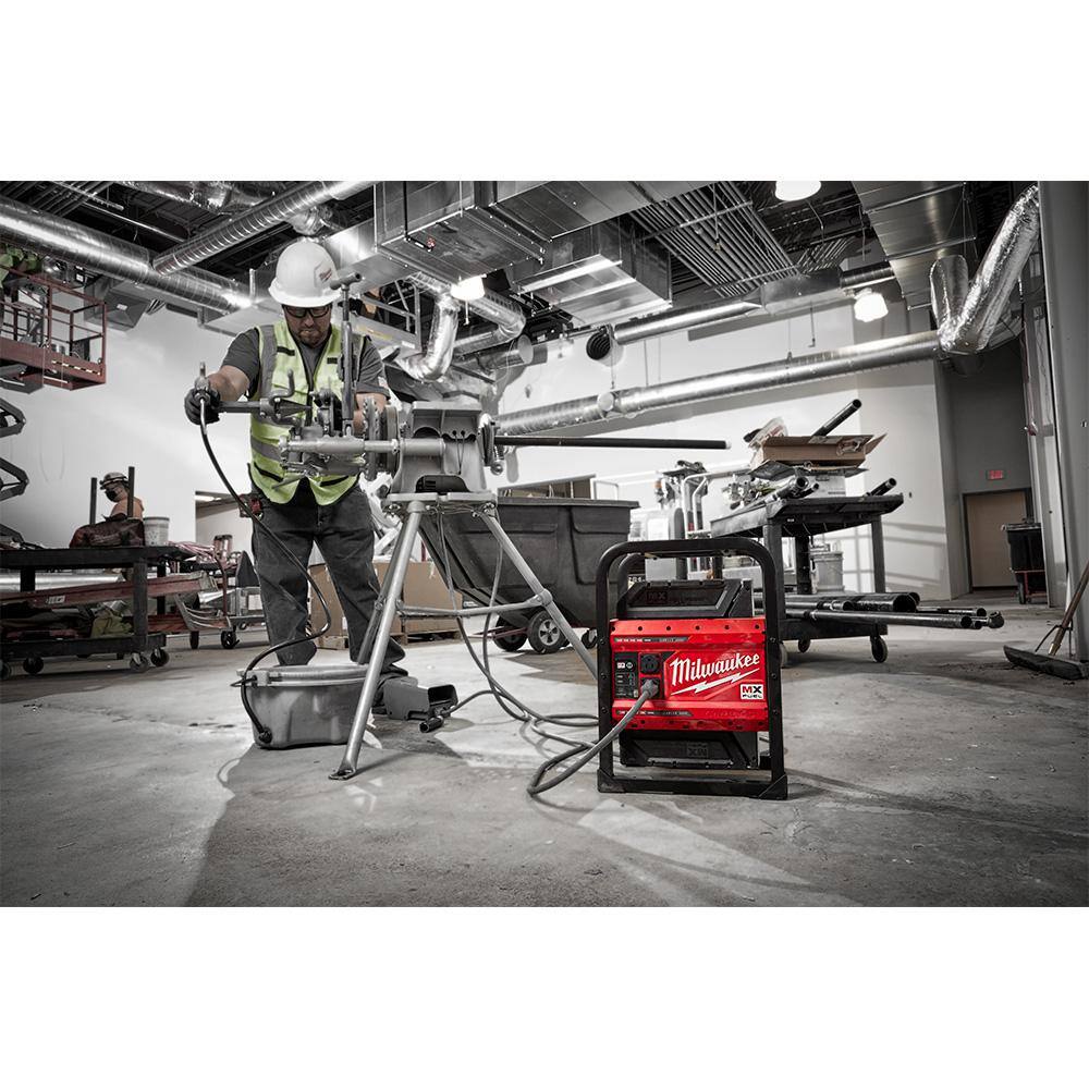 MW MX FUEL 36001800-Watt Lithium-Ion Battery Powered Power Station with M18 FUEL 1 in. Cordless SDS-Plus Rotary Hammer Kit MXF002-2XC-2912-22