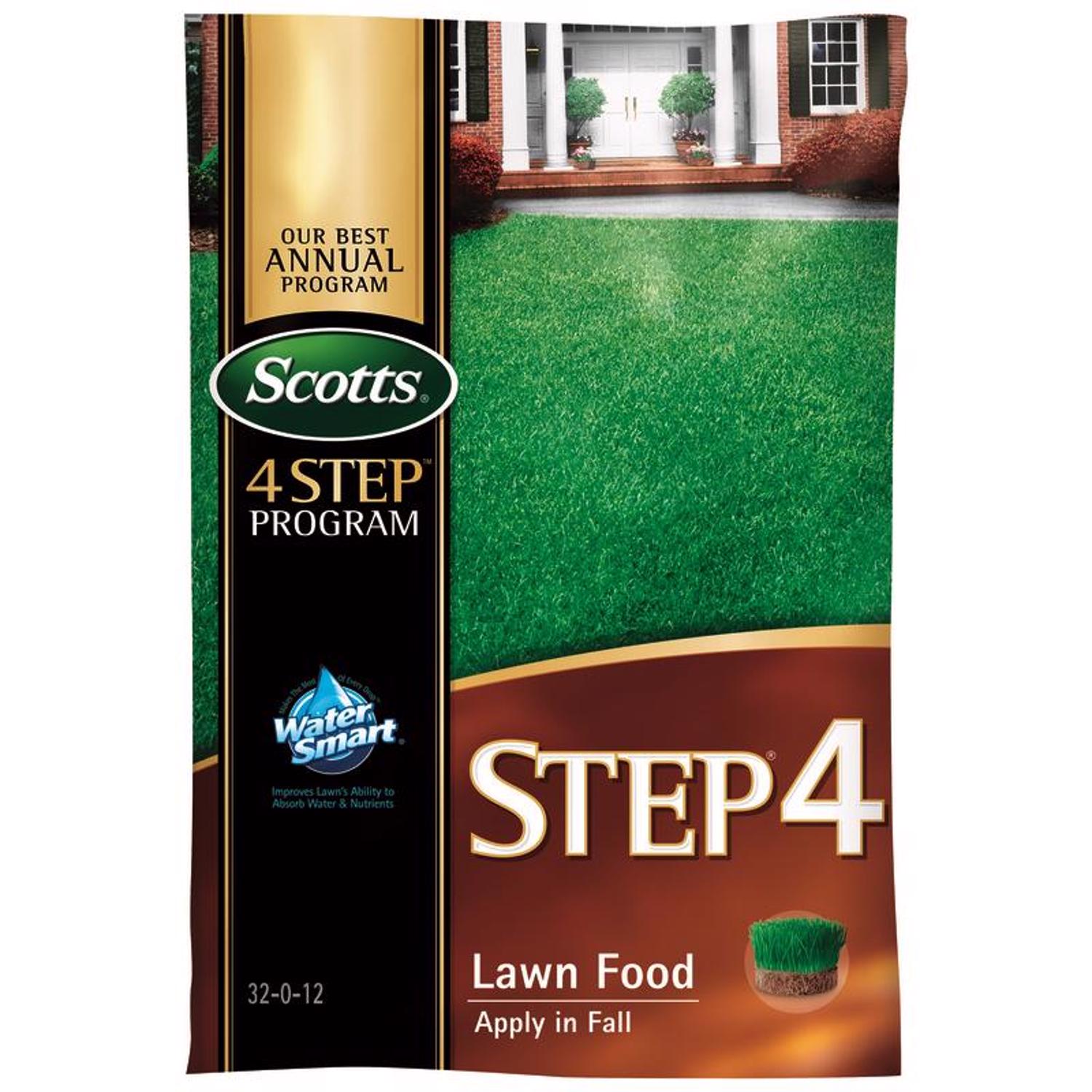 Scotts Step 4 Weed and Feed Lawn Fertilizer For All Grasses 5000 sq ft