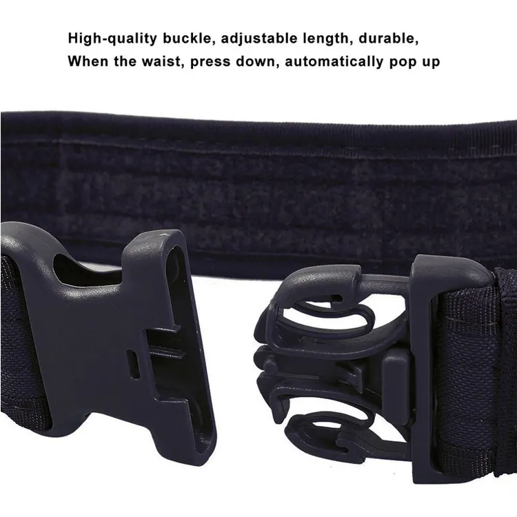 Hot Sale Outdoor tactical belt EVA sponge quick release  belt Oxford cloth men's canvas  tactical belt