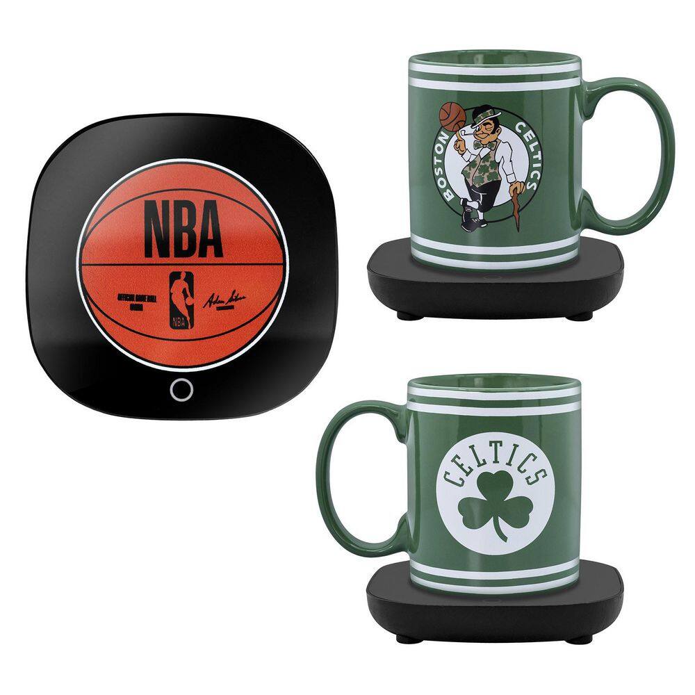 Uncanny Brands NBA Boston Celtics Single-Cup Green Coffee Mug with Warmer for Your Drip Coffee Maker MW1-NBA-CEL-LG1