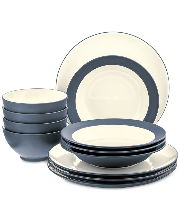 Noritake Colorwave 12-Piece Dinnerware Sets