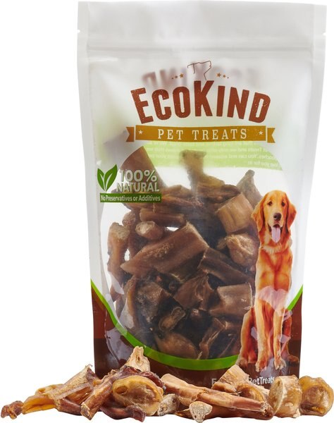 EcoKind Natural Bully Sticks Variety Size Pack Dog Treats， 16-oz bag