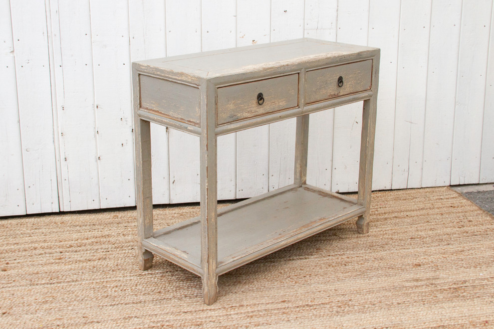 Country Style Painted Console Table   Farmhouse   Console Tables   by De cor  Houzz