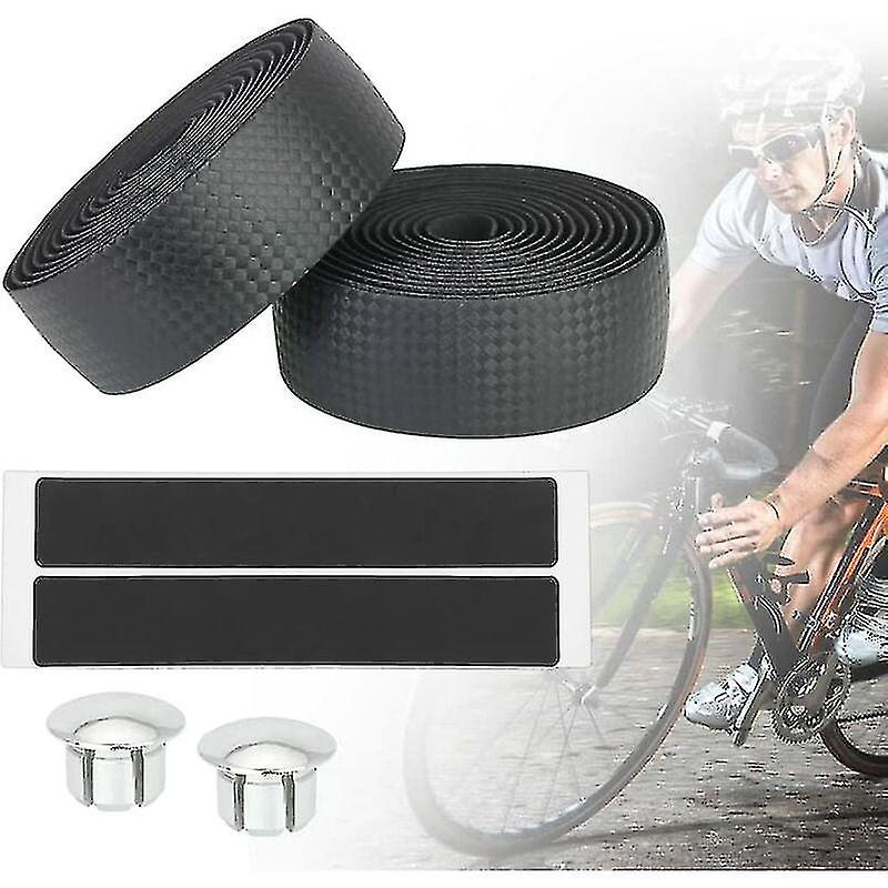 Bike Handlebar Tape， 2 Rolls Eva Adhesive Handlebar Tape For Bicycle Handlebar Tape Non-slip Handlebar Tape For Road Bicycle With 2 Adhesive Strips An