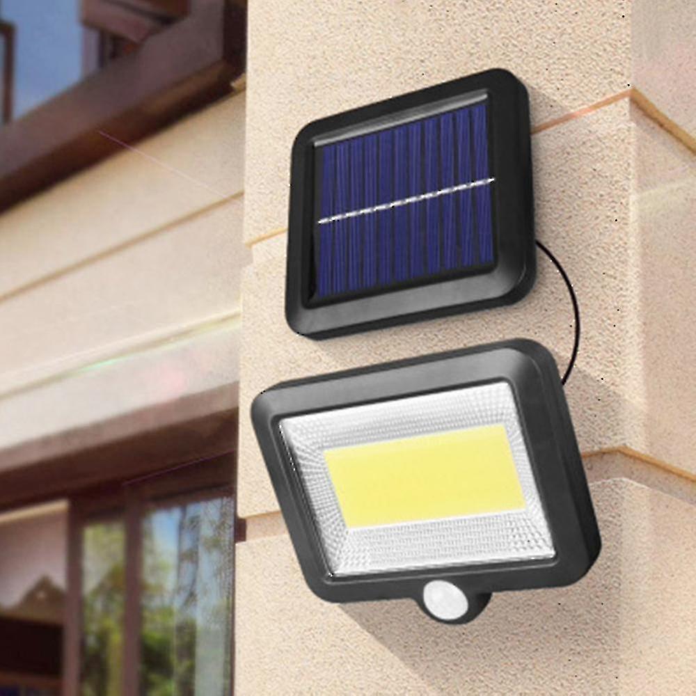 Upgraded 100 Leds Split Solar Induction Wall Light， Light Ip65 Waterproof， Adjustable