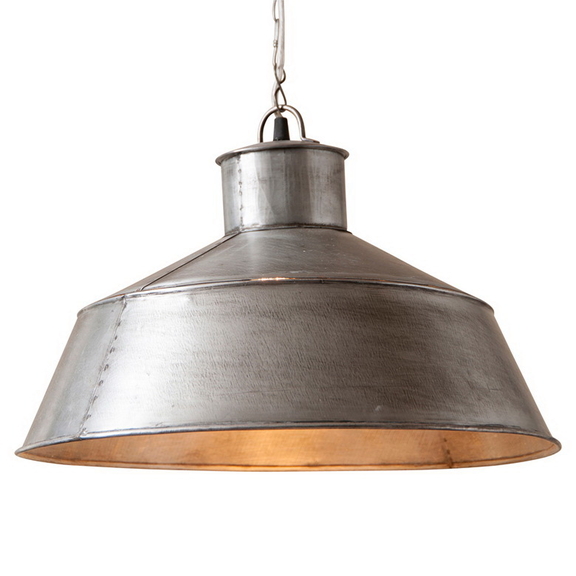 Irvin's Tinware K18 63BU Springhouse Pendant in Br...