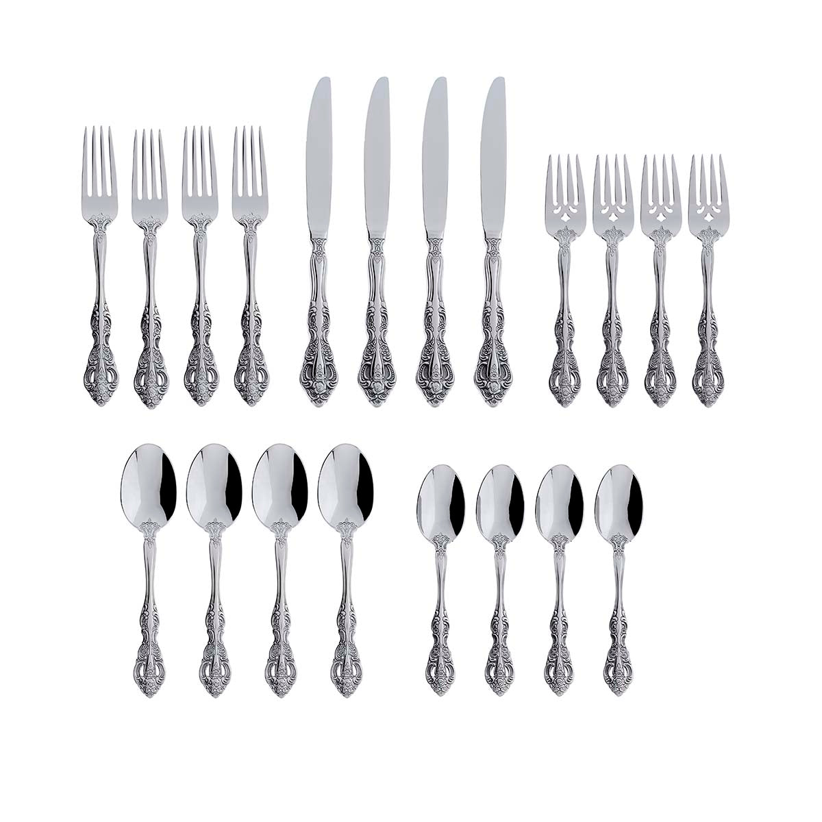 Michelangelo 20 Piece Fine Flatware Set