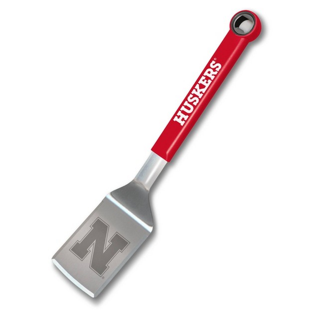 Ncaa Nebraska Cornhuskers Stainless Steel Bbq Spatula With Bottle Opener