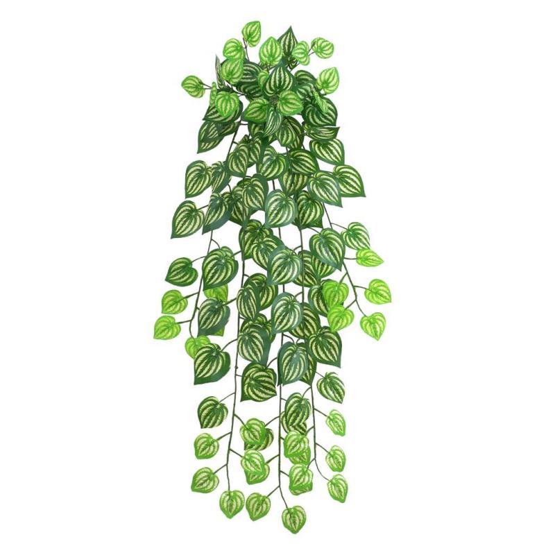 Artificial Ivy Leaf Vine Plant Garden Office Patio Wedding Bar - watermelon leaves