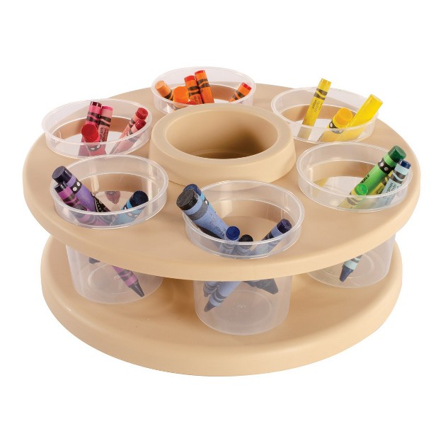 Kaplan Early Learning Spinning Tabletop Art Storage