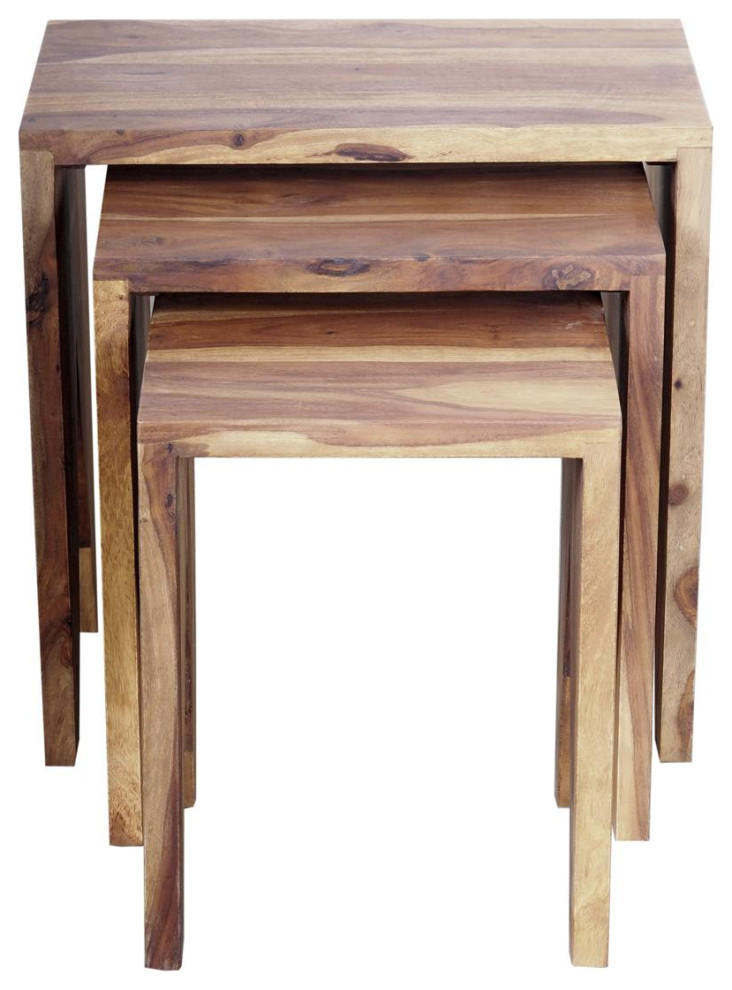 Ayra End or Side Table  Natural   Rustic   Coffee Table Sets   by Lighting New York  Houzz