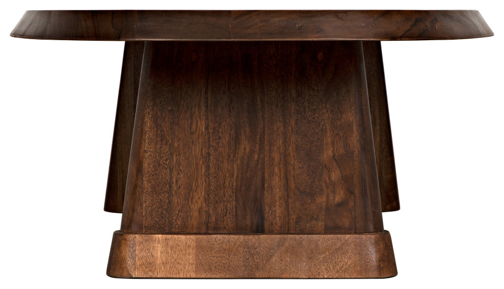 Confucius Coffee Table  Dark Walnut   Rustic   Coffee Tables   by Noir  Houzz