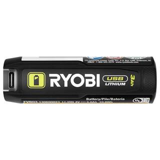 RYOBI USB Lithium 3.0 Ah Lithium-Ion Rechargeable Battery FVB03