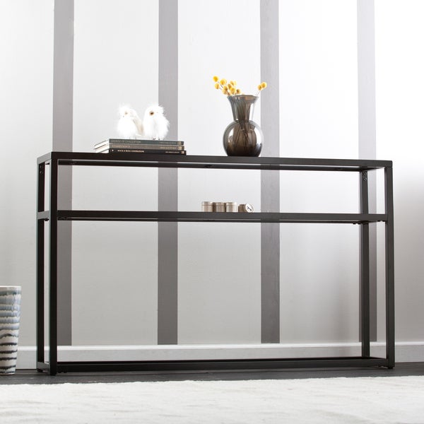 SEI Furniture Baldrick Modern Console Table - Black