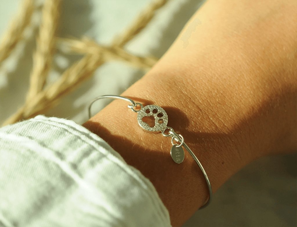 Stia  Pavé Icon Bracelet Paw