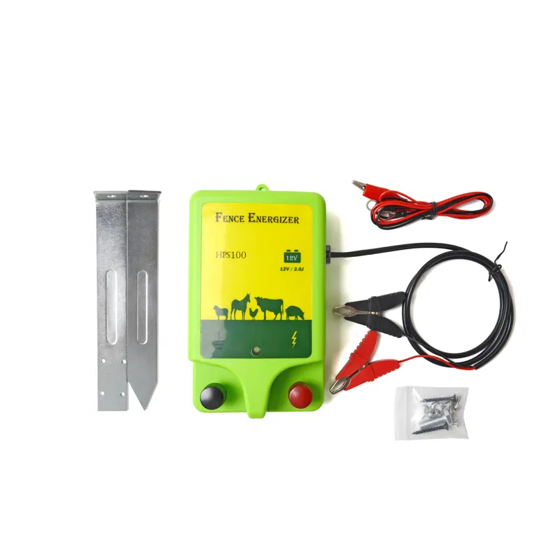 Waterproof 12V battery powered low impedance electric fence charger