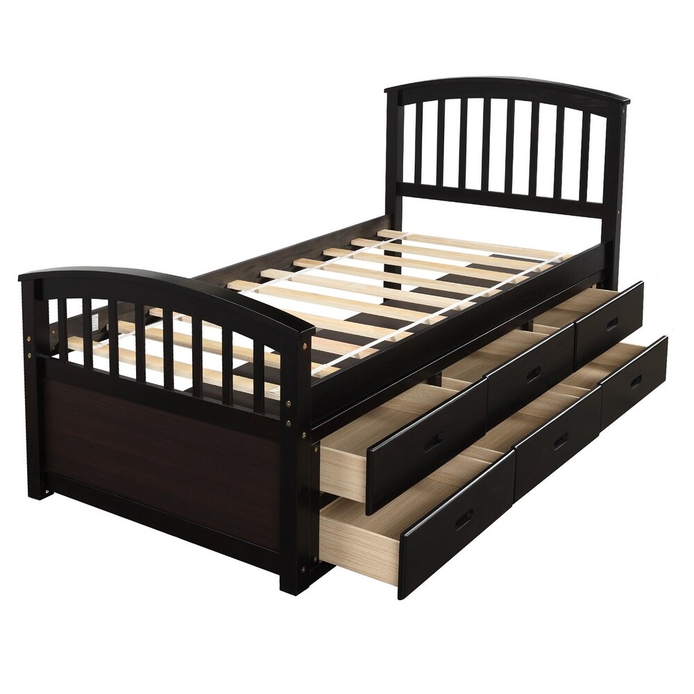 Taylor   Olive Freesia Twin size Storage Bed