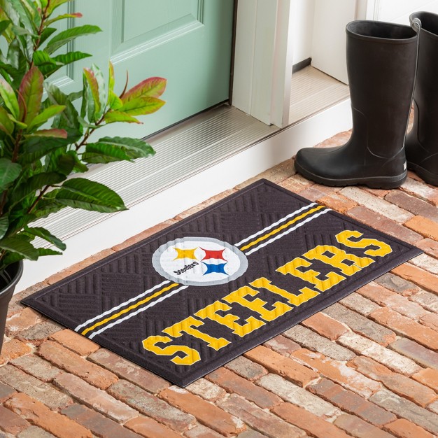 Embossed Mat Cross Hatch Pittsburgh Steelers