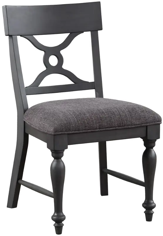 Waters Edge Dark Gray Dining Room Chair