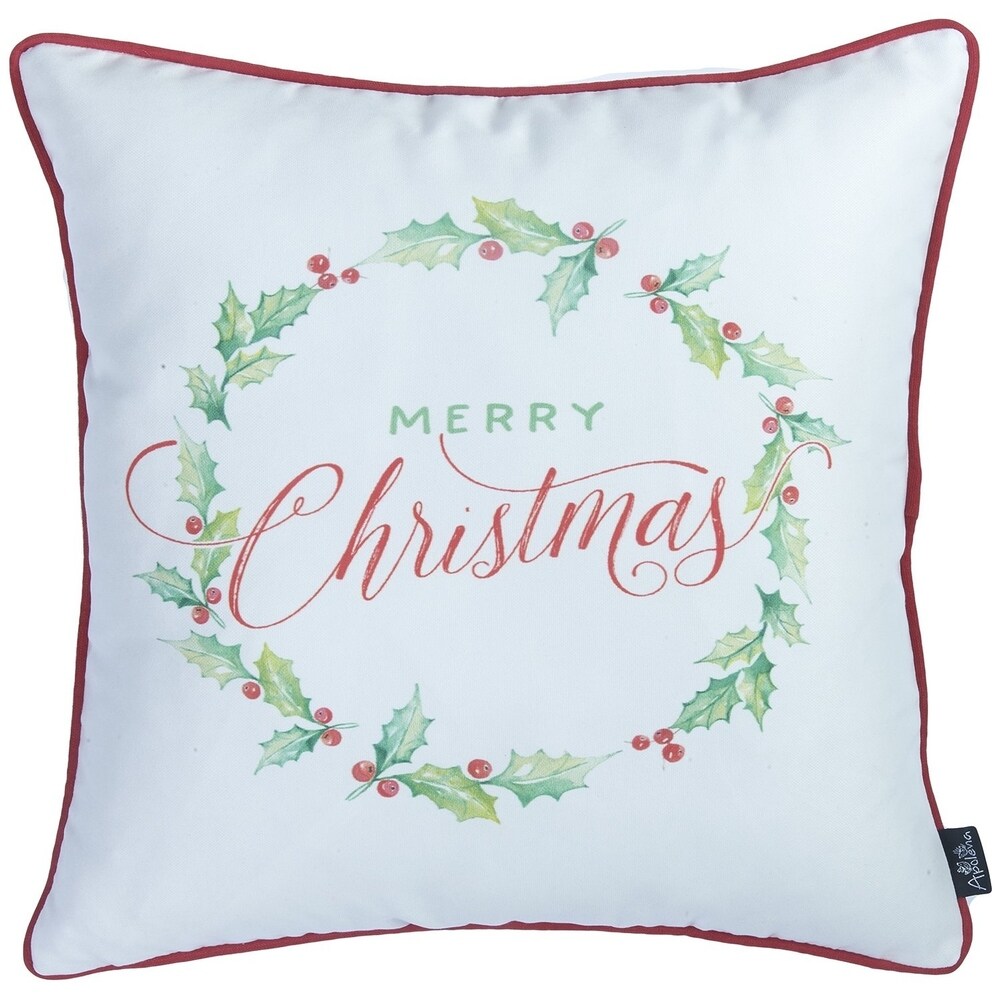 Merry Christmas Set of 2 Throw Pillow Covers Christmas Gift 18\